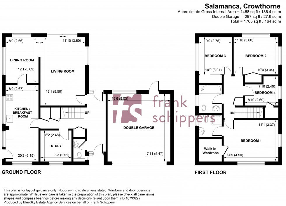 Floorplan for Salamanca, Crowthorne