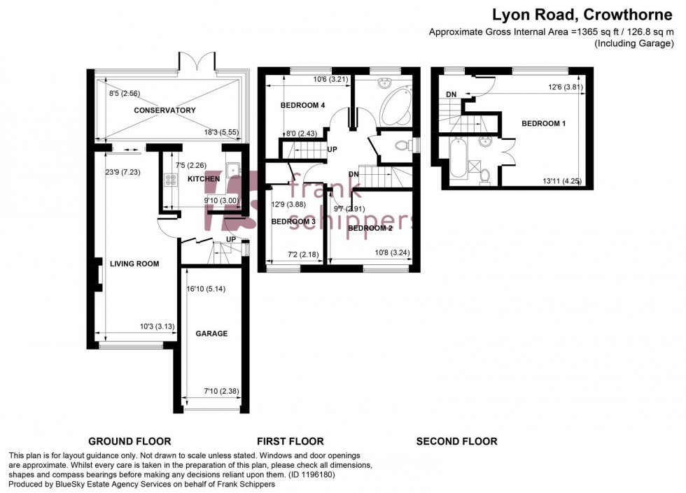 Floorplan for Lyon Road, Crowthorne, RG45 6RX