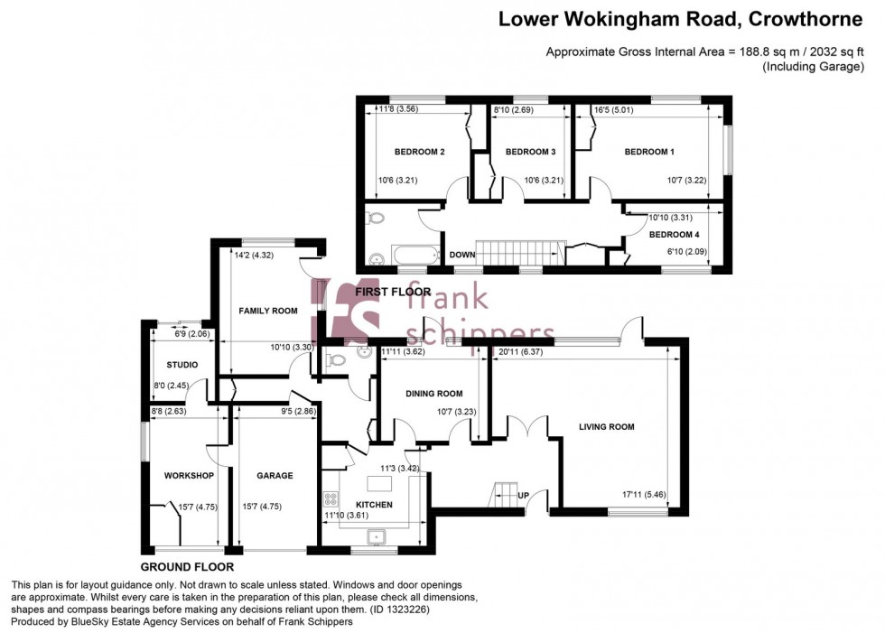 Floorplan for Lower Wokingham Road, Crowthorne, RG45 6DA