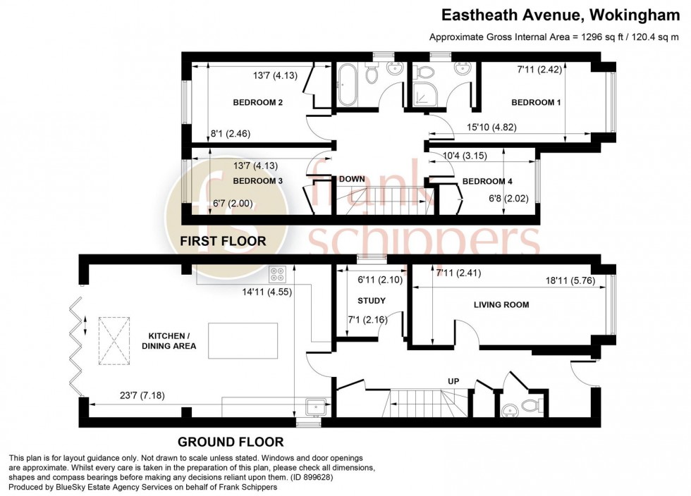 Floorplan for Eastheath Avenue, Wokingham, Berkshire