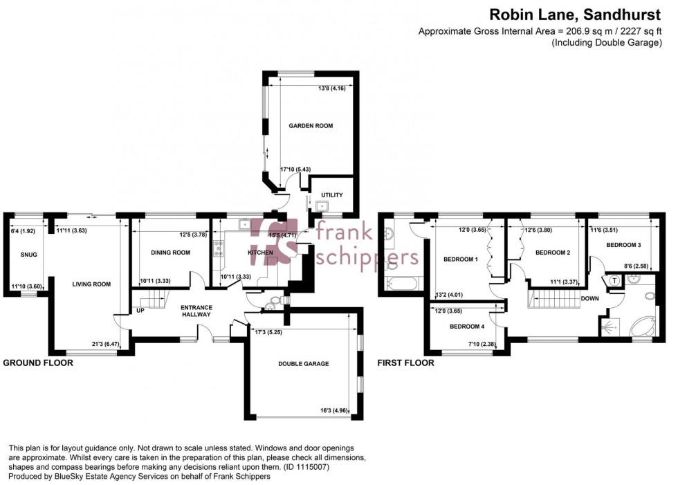 Floorplan for Robin Lane, Sandhurst, GU47 9AU