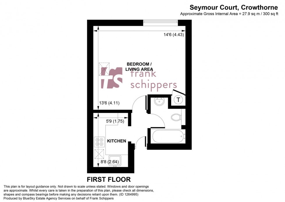 Floorplan for Seymour Court, Crowthorne, RG45 6AQ