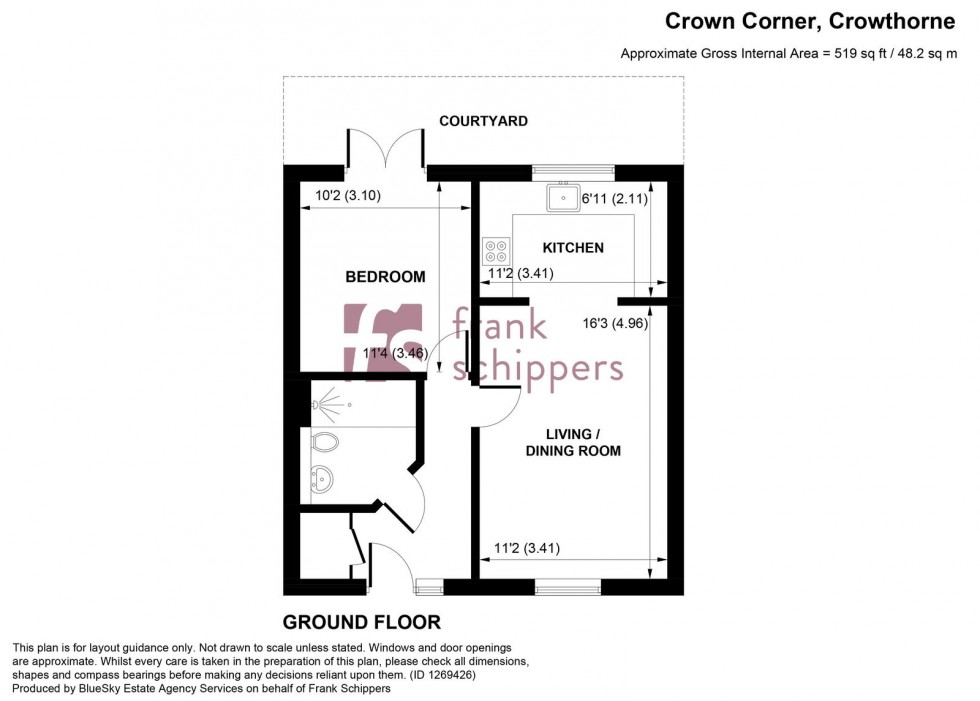 Floorplan for High Street, Crowthorne, RG45 7AD