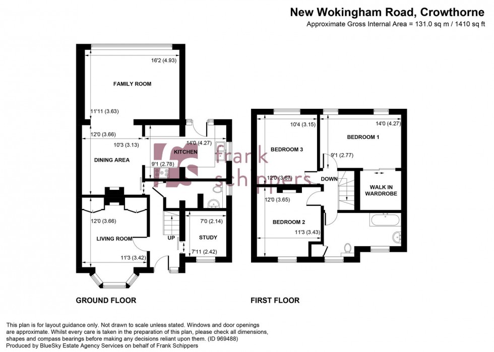 Floorplan for New Wokingham Road, Crowthorne, RG45 6JG