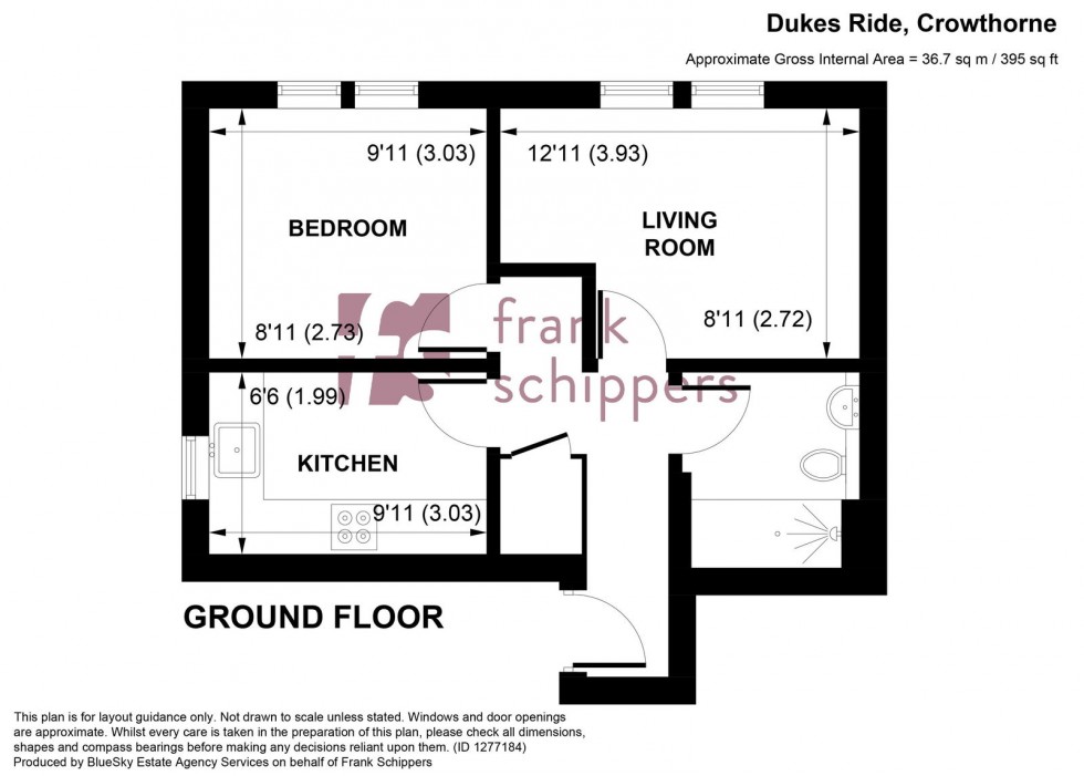 Floorplan for St Annes Court, Dukes Ride, Crowthorne, Berkshire