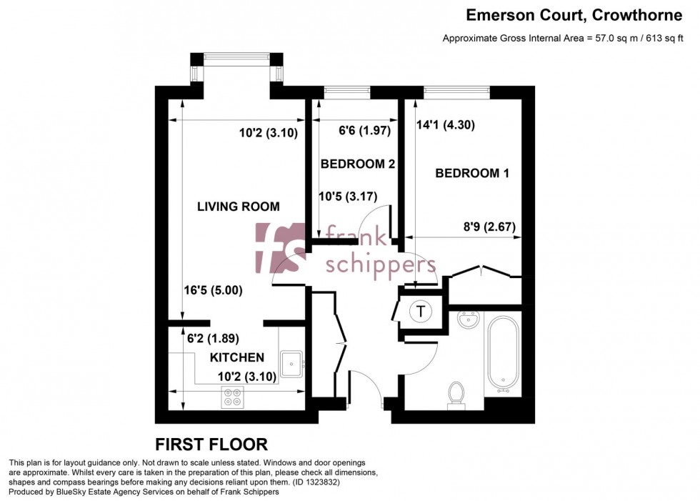 Floorplan for Albert Walk, Crowthorne, RG45 7EB