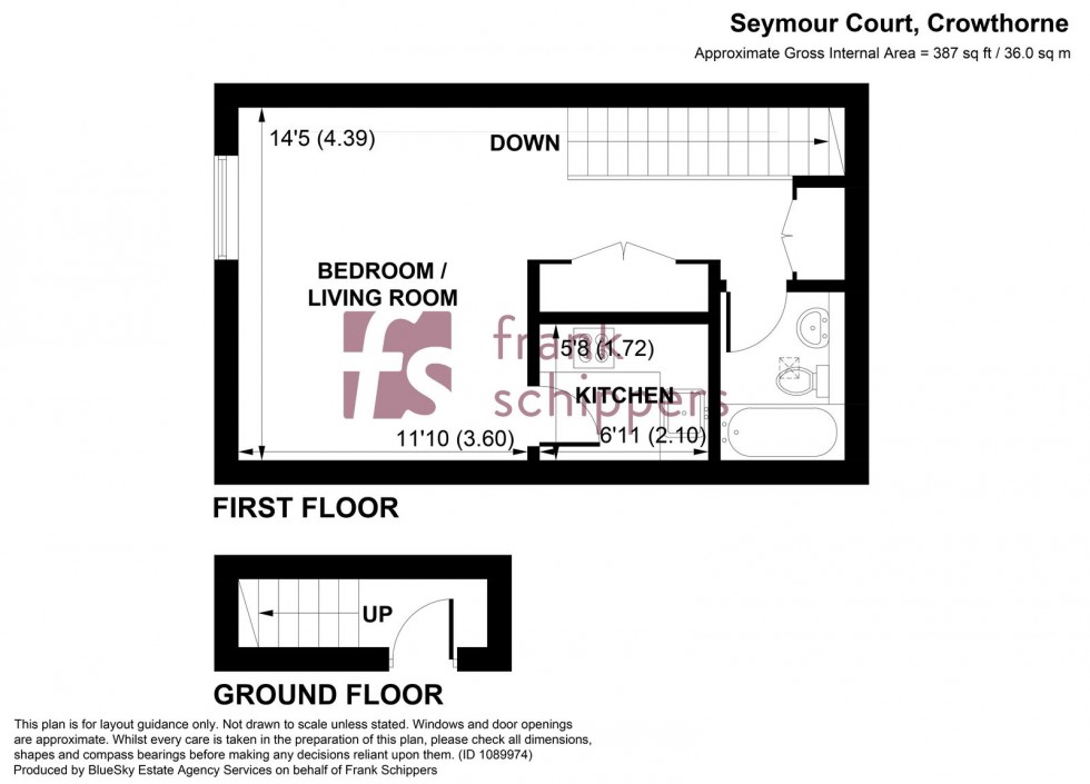 Floorplan for Seymour Court, Crowthorne, Berkshire