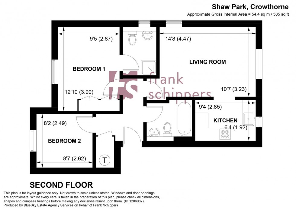 Floorplan for Shaw Park, Crowthorne, Berkshire