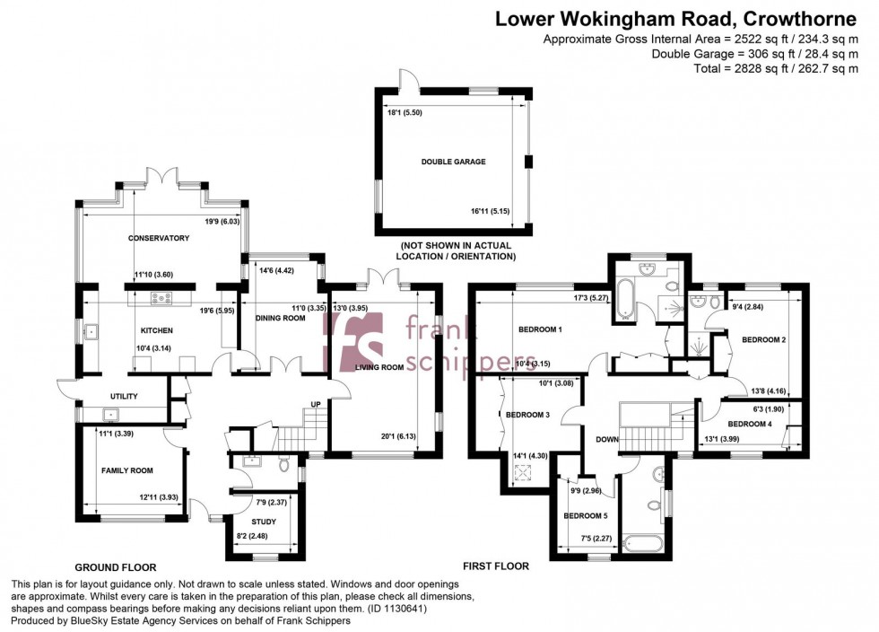 Floorplan for Lower Wokingham Road, Crowthorne, Berkshire, RG45 6DB