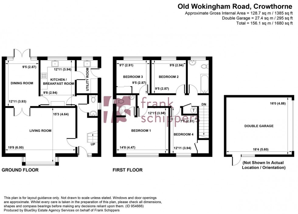 Floorplan for Old Wokingham Road, Crowthorne