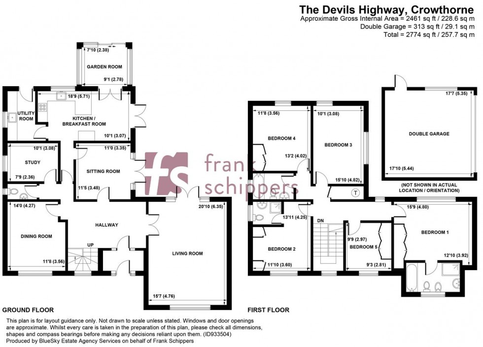 Floorplan for The Devils Highway, Crowthorne