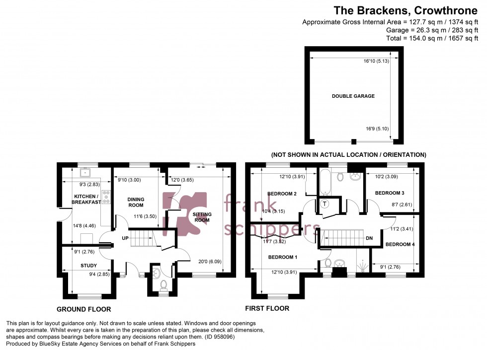 Floorplan for The Brackens, Crowthorne