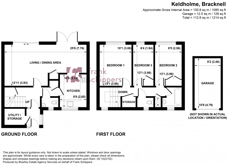 Floorplan for Keldholme, Bracknell