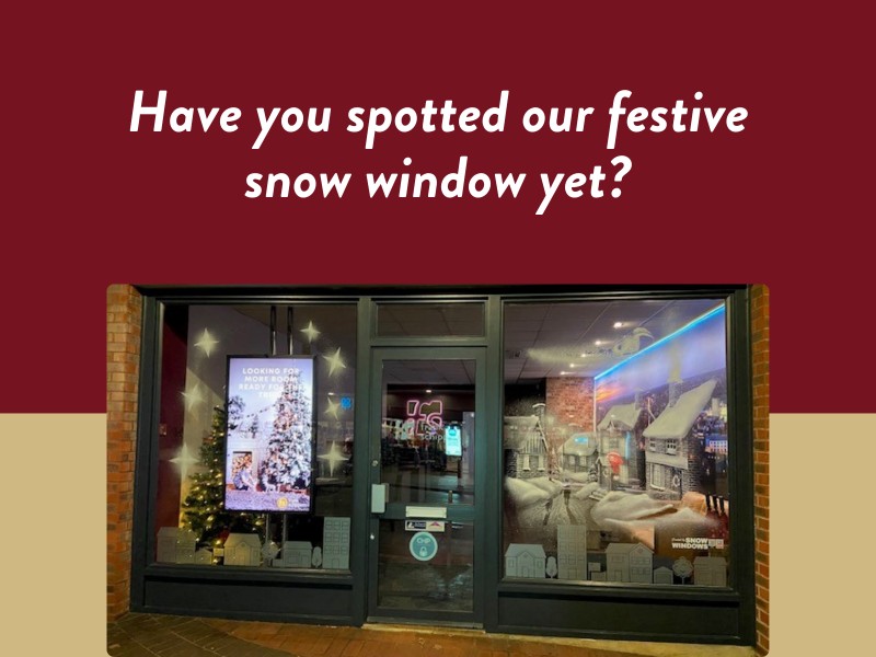 Have you spotted our festive window?