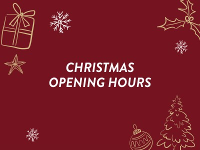 Festive Opening Hours 2025
